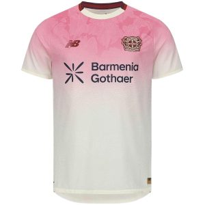 Tailandia Casa Camiseta Leverkusen 2025 2026 Rosa Blanco