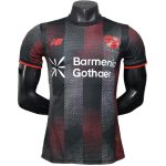 Casa Jugadores Camiseta Leverkusen 2025 2026 Negro Rojo