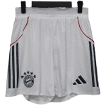 Segunda Jugadores Pantalones Bayern Múnich 2025 2026 Blanco